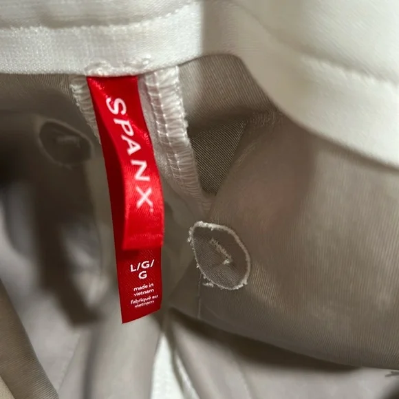 SPANX WOMENS KICK FLARE PANT SIZE LARGE TALL WHITE NEW - Picture 11 of 12